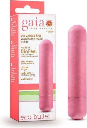 Actual product image Gaia Eco Bullet Vibrator â Coral