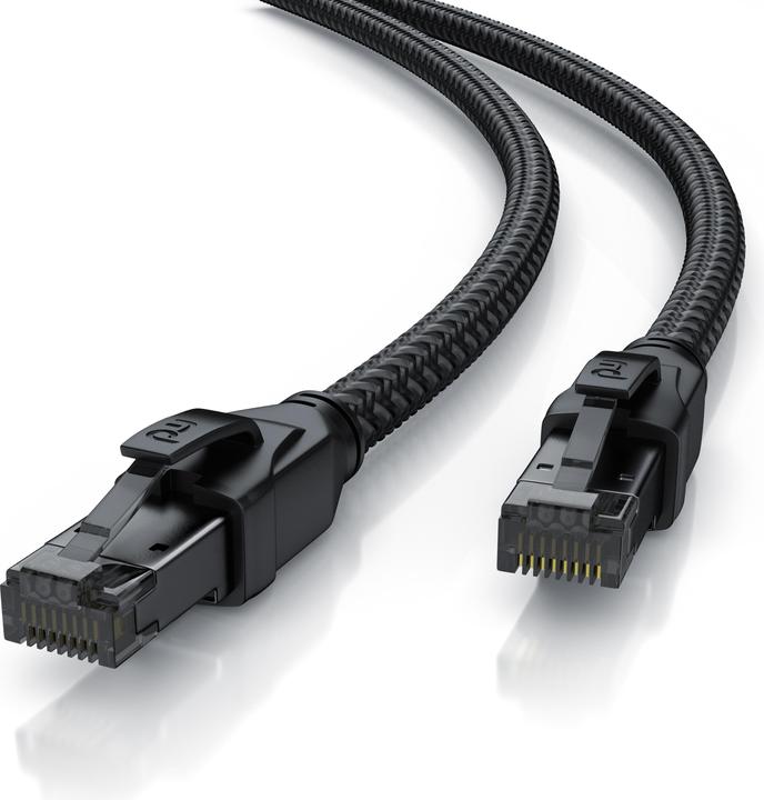 Primewire Network cable CAT.8, RJ-45, Ethernet, patch cable CAT 8, Gigabit Ethernet 40 Gbit/s S/FTP LAN cable (S/FTP, CAT8.1, 5 m)