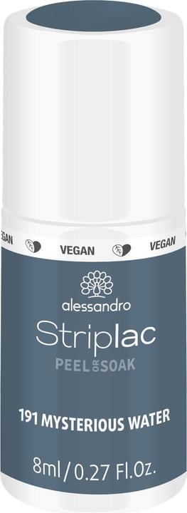 Alessandro Striplac Peel or Soak off Mysterious Water (191 Mysterious Water, UV-Gel Lack)