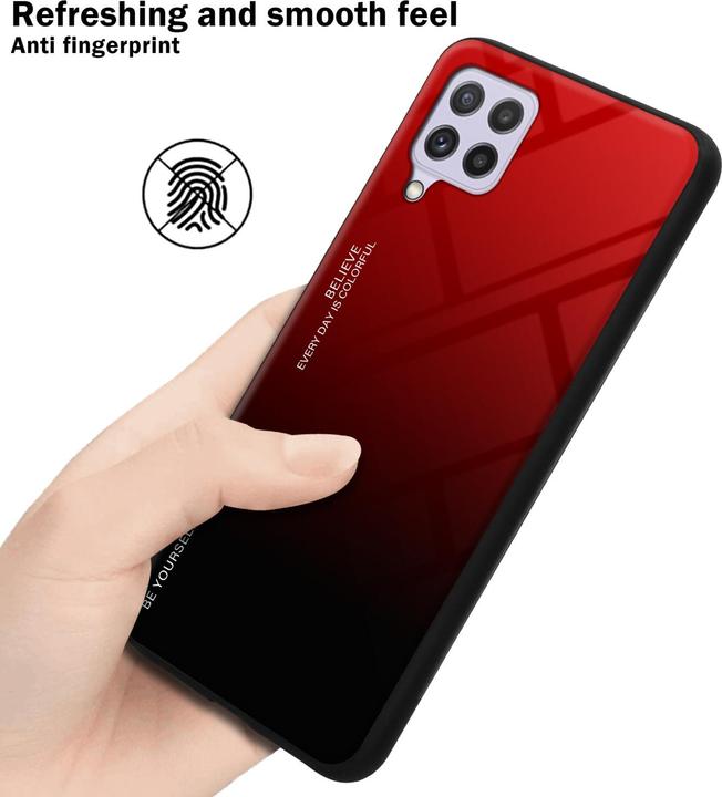 Image du produit Cadorabo TPU 2 couleurs Housse en verre (Samsung Galaxy M22, Samsung Galaxy A22, Samsung Galaxy A32)