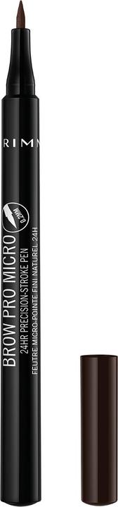 Rimmel London Brow Pro Micro 24HR Precision-Stroke Pen (004 Dark Brown)