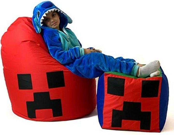 Image du produit Go Gift Minecraft rod XXL 110 x 90 cm Sako taske puf