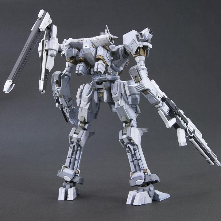 Actual product image Kotobukiya Armored Core Plastic Model Kit 1/72 Aspina White-Glint Armored Core 4 Ver. 17 cm