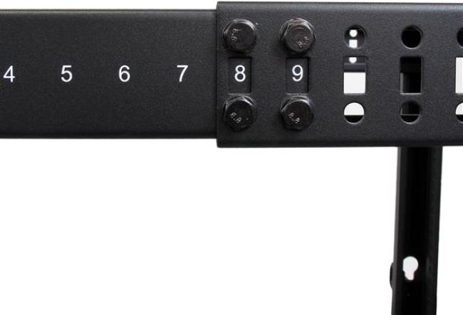 Produktbild StarTech 12HE 4 Pfosten Open Frame (12 HE, 19 Zoll Rack)