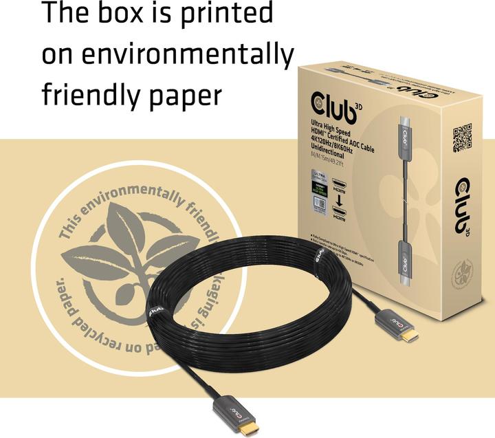 Actual product image Club 3D HDMI (Typ A) — HDMI (Typ A) (15 m, HDMI)