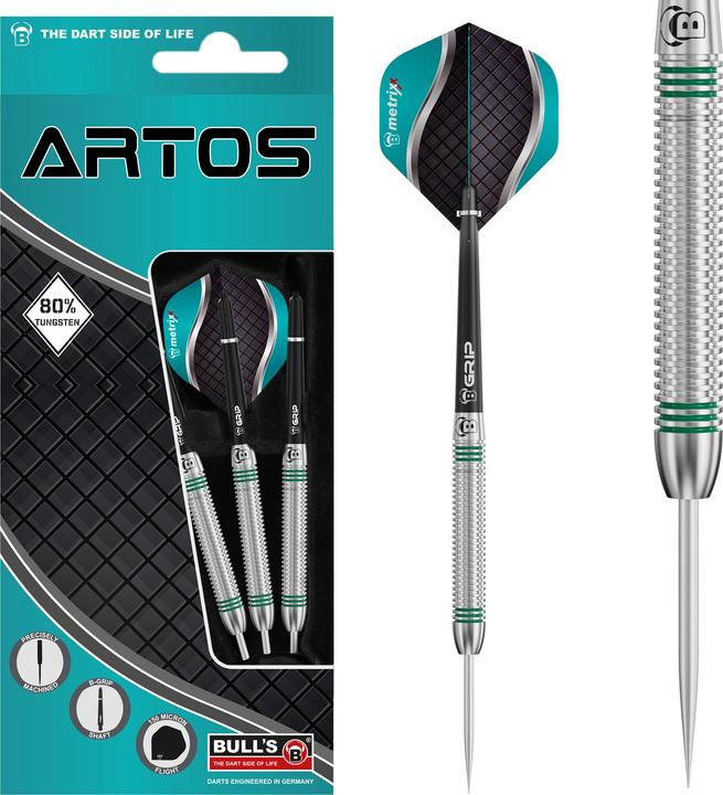 Actual product image Bull's Artos AR1 Stone Dart, Mint 80% Tungsten (22 g)