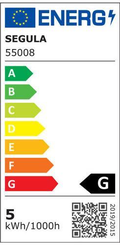 Energy Label Segula LED Floating Globe 200 clear E27 350Lm 2200K (E27, 5 W, 350 lm, 1 x, G)