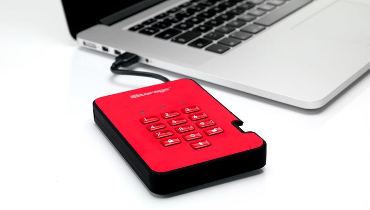 Actual product image iStorage diskAshur² - Hard Drive - Encrypted - 5 TB - External (Portable) (5 TB)
