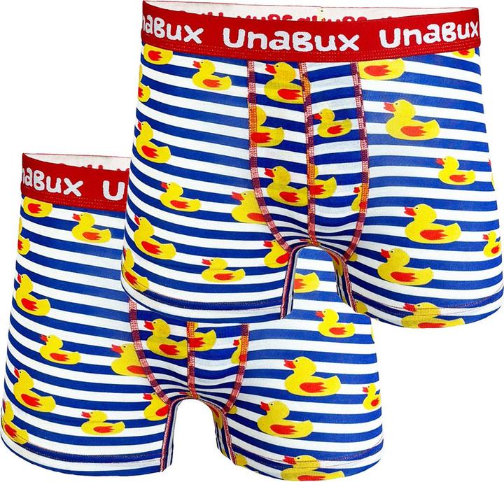 Immagine prodotto Unabux Boxer BLACK WHITE RABBIT (XL, Confezione da 2)