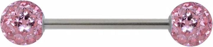 Produktbild Bijouteria Zungenpiercing (Epoxiharz, Chirurgenstahl 316L, Kristall)