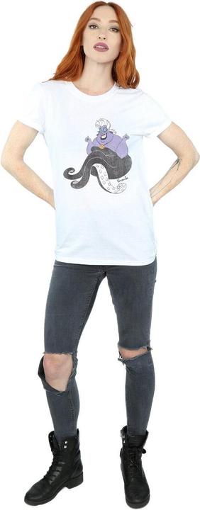 Actual product image The Little Mermaid Womens/Ladies Ursula Cotton Boyfriend T-Shirt (M)