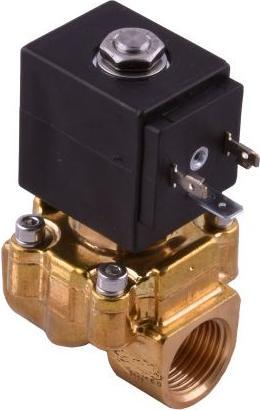 Actual product image Rs Pro G3/8 socket 2/2-way solenoid valve 220 V, NC contact