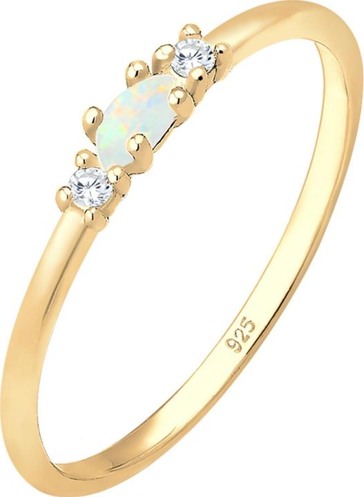 Elli Vintage Design mit Zirkonia und Opal