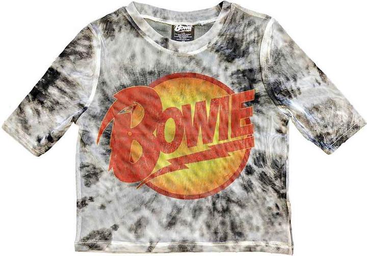 David Bowie Diamond Dogs Logo Crop Top (Girlie)