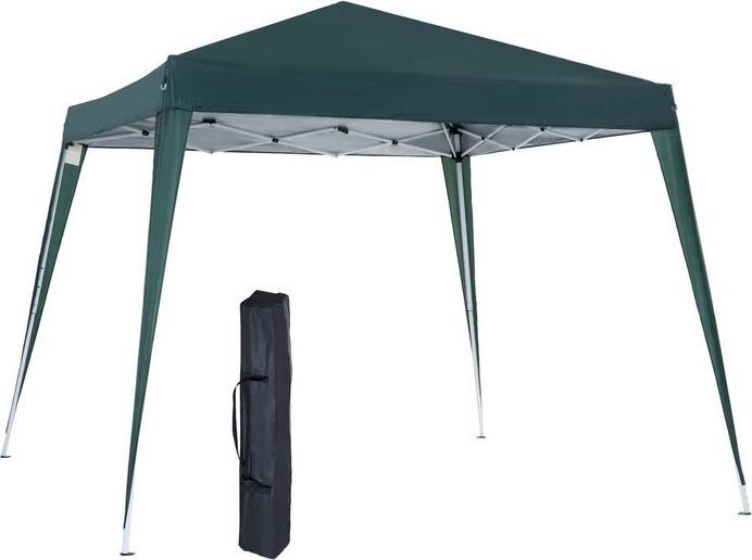 Actual product image Swisshandel24 Folding gazebo incl. carry bag 2.4x2.4m steel green (240 cm, 240 cm)