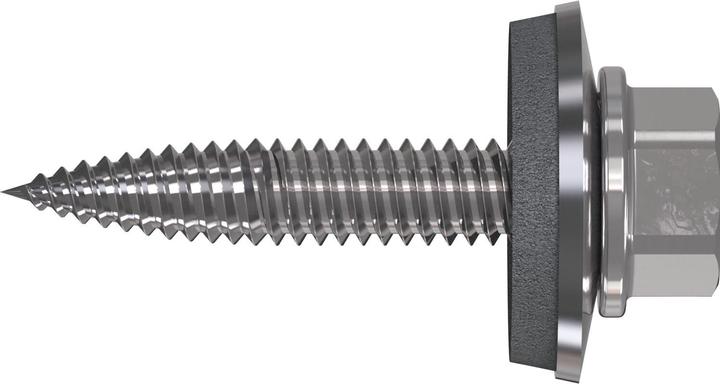 Actual product image Reisser RP-T2, thin sheet metal screw 6.0x25/E16 BiMetal A2 (100 Screws per piece)
