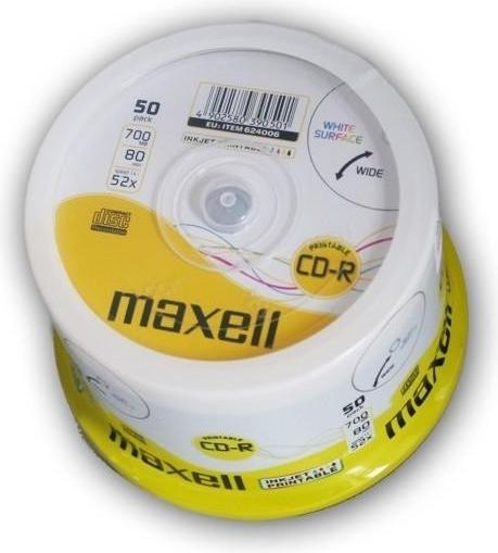 Immagine prodotto Maxell CD-R 700Mb 52x (50 x)