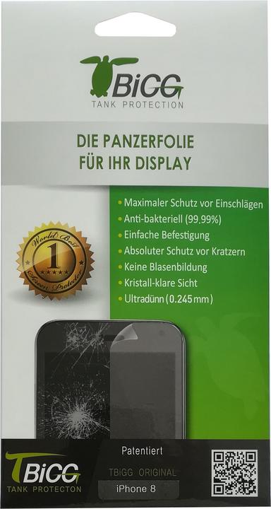 Actual product image Tbigg screen protector (1 Piece, Apple iPhone 8)