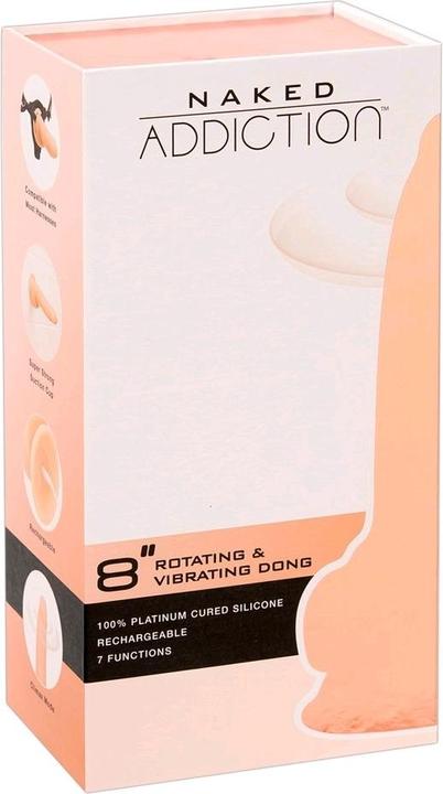 Image du produit Naked Addiction Dong tournant et vibrant