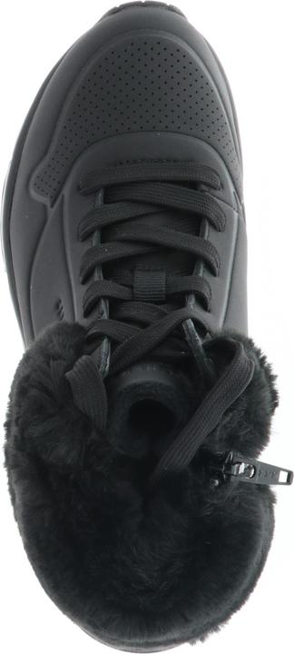 Produktbild Skechers 310539L/BBK Uno-Fall Air Kinder Mädchen Damen Sneaker Turnschuhe Kunstfell schwarz (35)