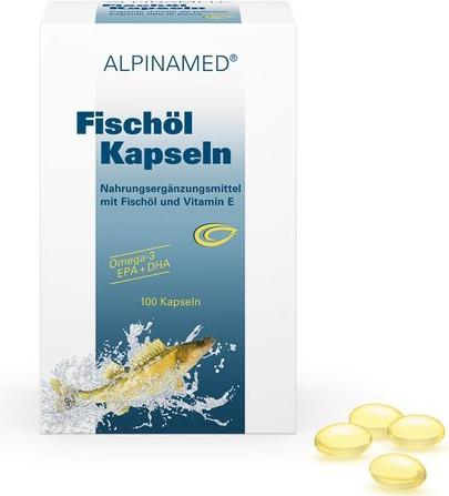 Actual product image Alpinamed Fish oil (100 Piece, Capsules, 70 g)