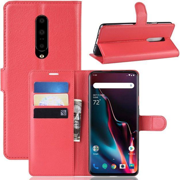 Produktbild MU Classic Litchi Leder Bookcover Series (OnePlus 7 Pro)