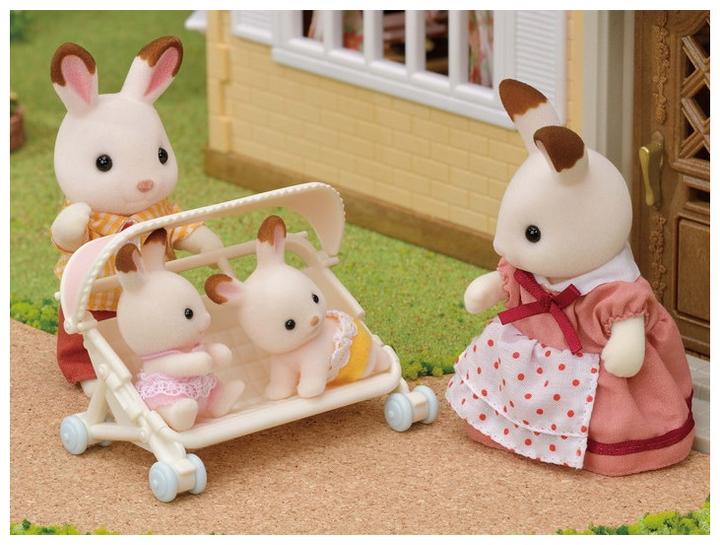 Immagine prodotto Sylvanian Families Passeggino per tre gemelli