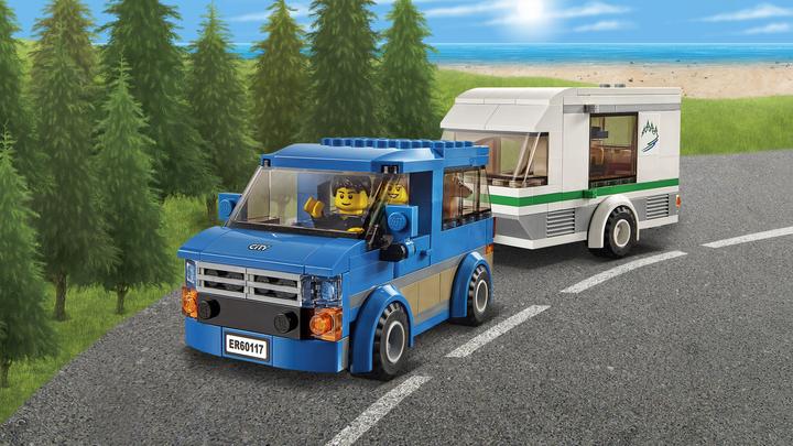 Produktbild LEGO City Van & Wohnwagen (60117, LEGO City)