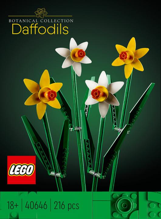 Produktbild LEGO Botanical Collection - Narzissen (40646, LEGO Icons, LEGO Seltene Sets)