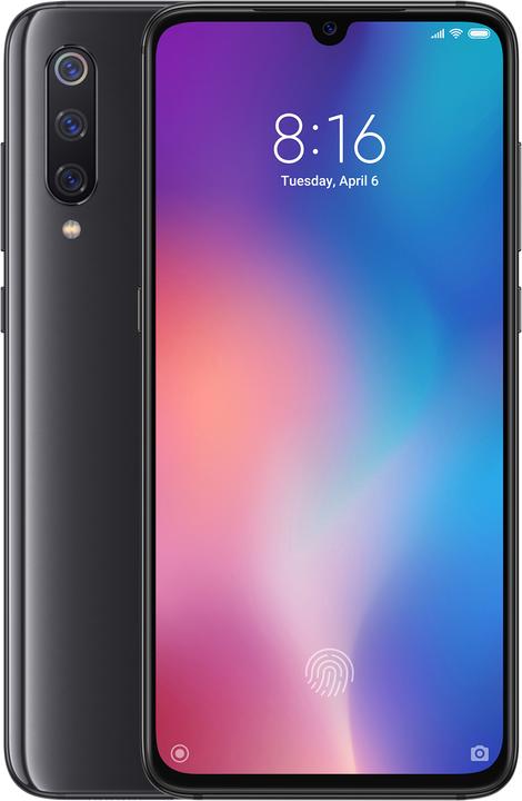 Produktbild Xiaomi Mi 9 (128 GB, Piano Black, 6.39", Dual SIM, 48 Mpx, 4G)