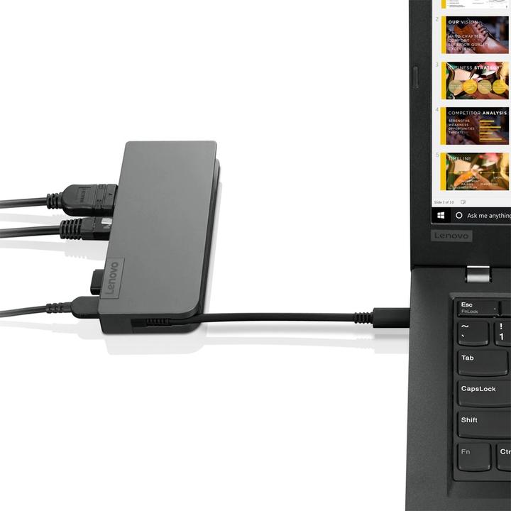 Immagine prodotto Lenovo Travel Hub (USB-C, 8 Porti)