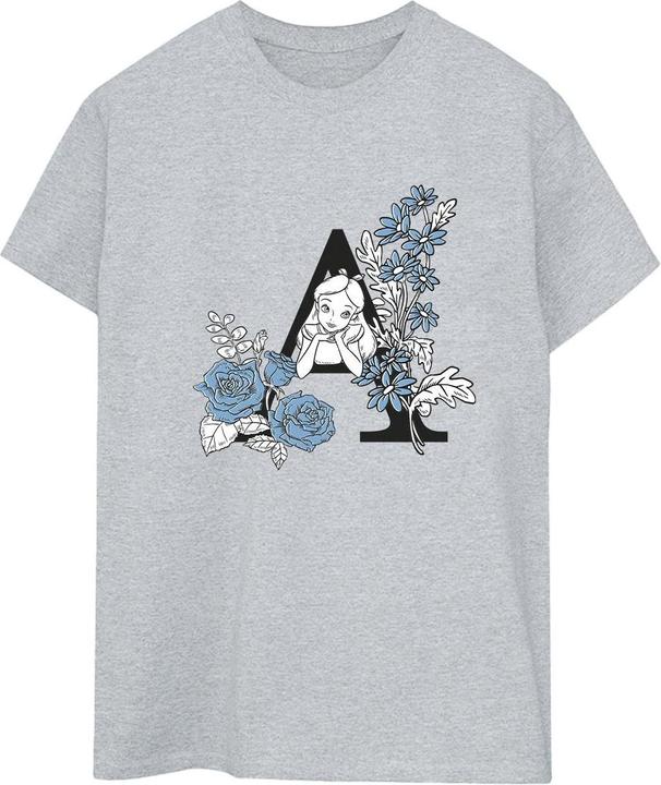 Immagine prodotto Disney Alice In Wonderland Letter A Maglietta Ampia Donna (M)