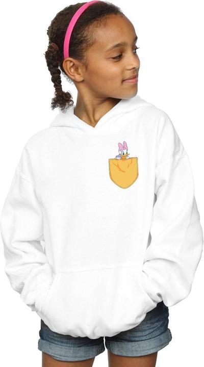 Immagine prodotto Disney Daisy Duck Faux Pocket Felpa con Cappuccio Ragazze (140, 146)