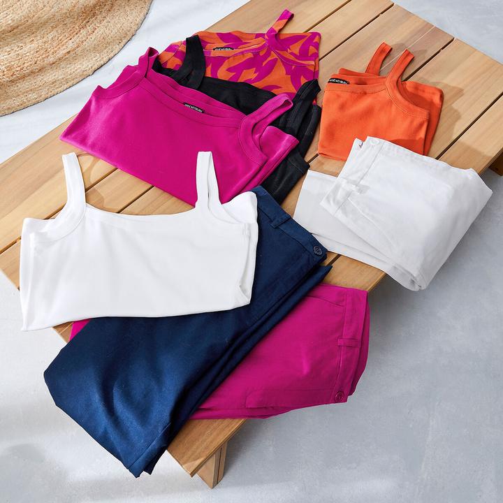Image du produit Anne Weyburn 7/8-Hose aus Leinen/Baumwolle (48)