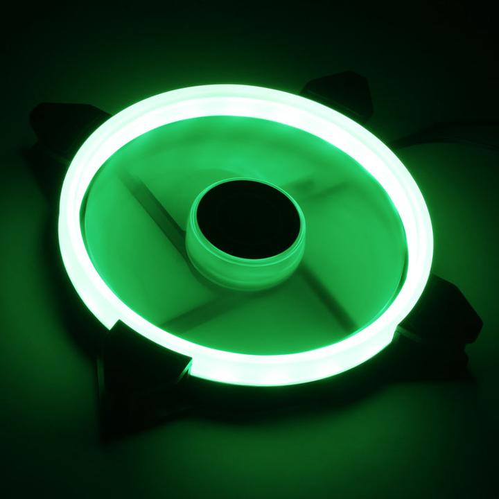 Actual product image Raijintek IRIS 14 Rainbow RGB LED fan, set of 2 incl. controller (140 mm, 2 x)