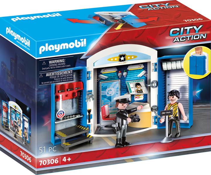 Immagine prodotto Playmobil Alla stazione di polizia (70306, Playmobil Città d'azione)
