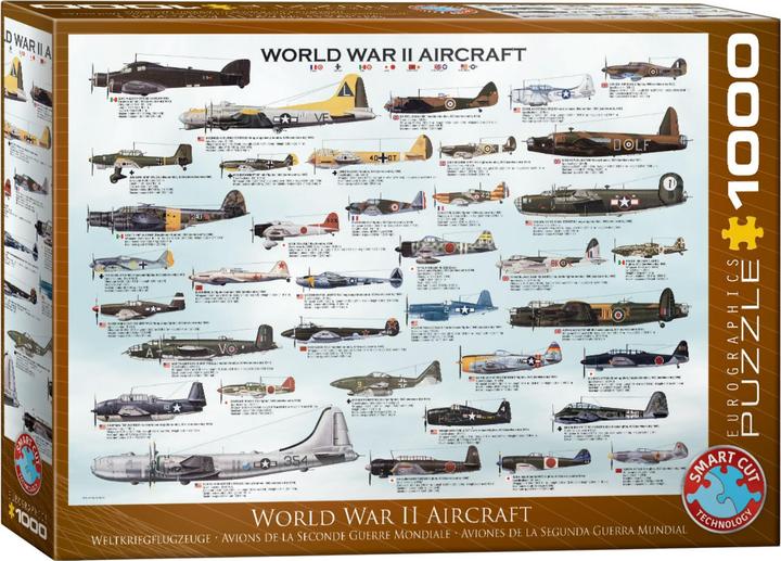 Image du produit Eurographics Avions de guerre de la 2e Guerre mondiale (1000 pièces)