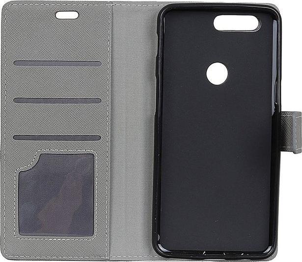 Actual product image MU Classic Leather cover with cross pattern (OnePlus 5T)
