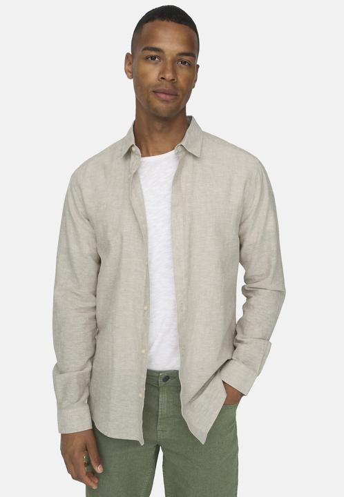 Actual product image Only & Sons Plain long sleeve shirt (XS)