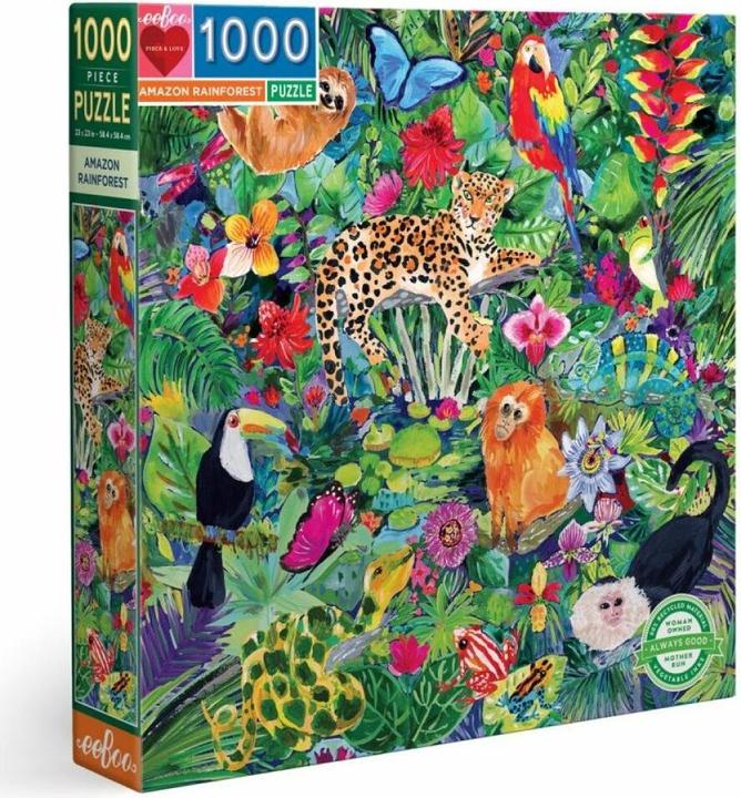 Actual product image Eeboo Amazon Rainforest (1000 pieces)