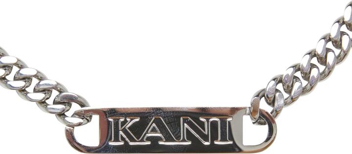 Actual product image Karl Kani KK Retro Kani Plate Cubanlink Necklace - 186075 (100% steel)