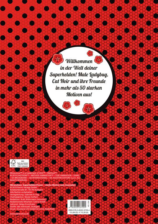 Produktbild Panini Miraculous: Superhelden-Power - Starke Motive zum Ausmalen