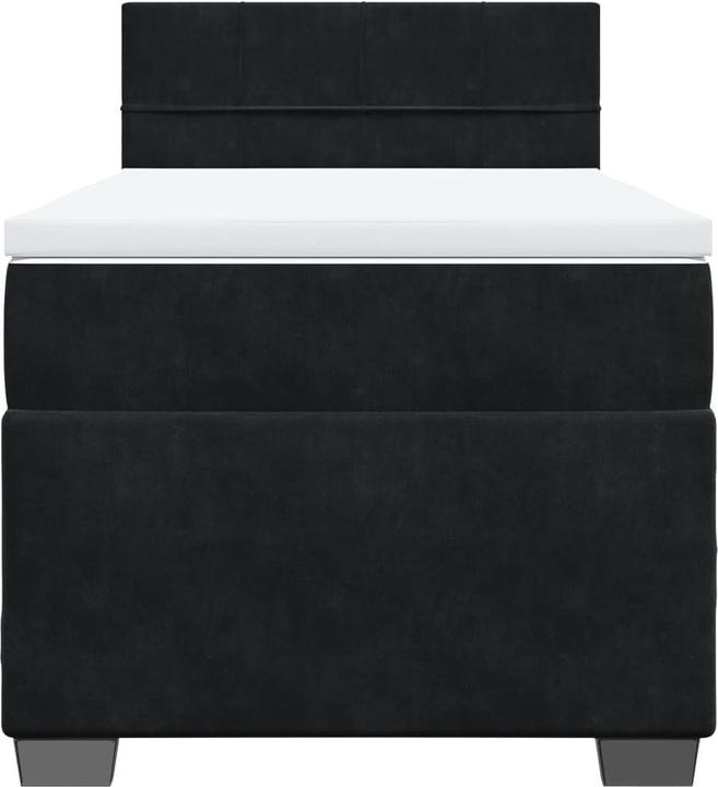 Image du produit VidaXL Bo x lit de saut avec matelas 90 x 190 cm velours (90 x 190 cm, 90 x 190 cm)
