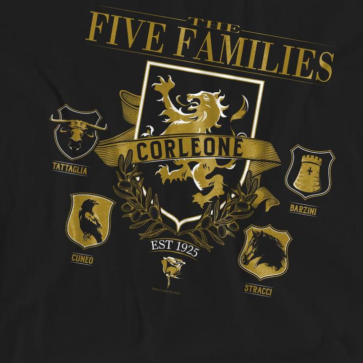 Produktbild The Godfather Five Families TShirt (L)