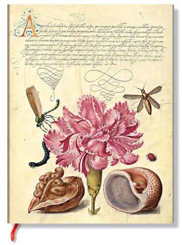 Produktbild Paperblanks Notizbuch FB Ultra Rosa Nelke lin. (170 x 225 mm, Liniert, Weicher Einband)