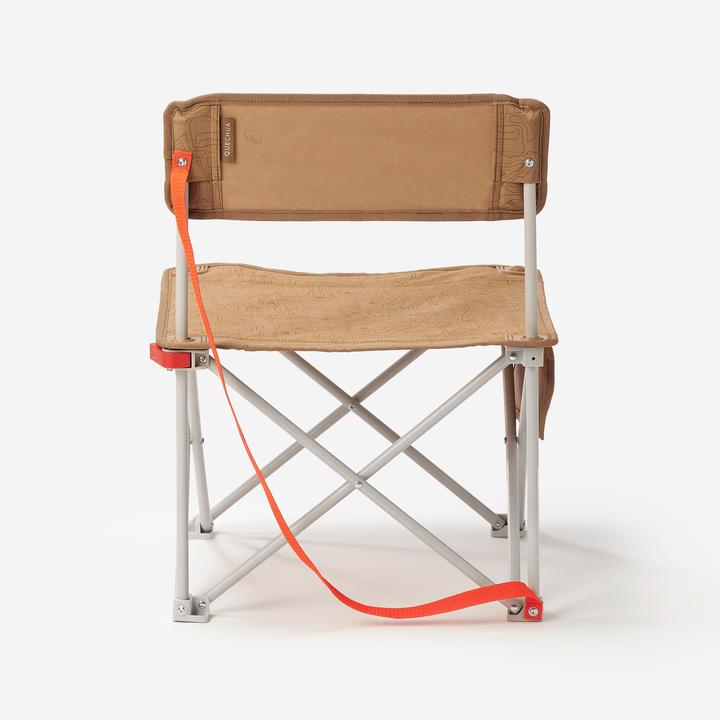 Actual product image Quechua Campingstuhl niedrig 100 kompakt braun