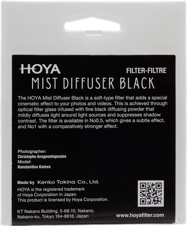Image du produit Hoya Mist Diffuser Black No0.5 (49 mm, Filtres d'effet, 49 mm)