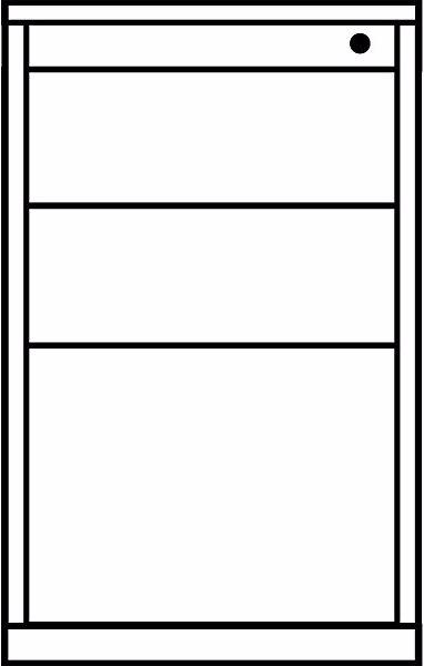 Immagine prodotto Mauser Cassettiera, alt. x prof. 720 x 800 mm, 2 cassetti portamateriale, 1 supporto