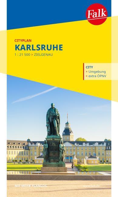 Produktbild Falk Cityplan Karlsruhe 1:21.500