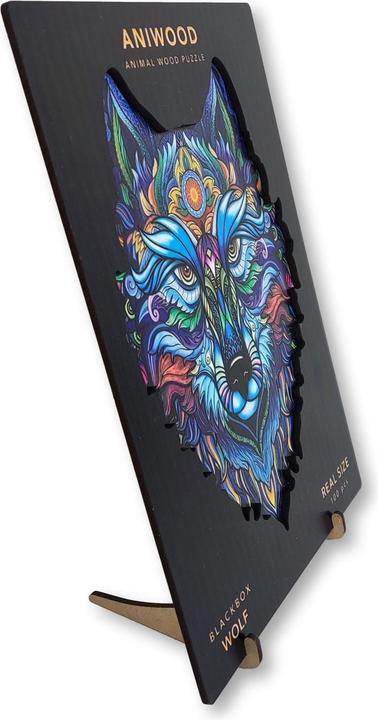 Image du produit Aniwood Puzzle motif loup (S) (100 pièces)